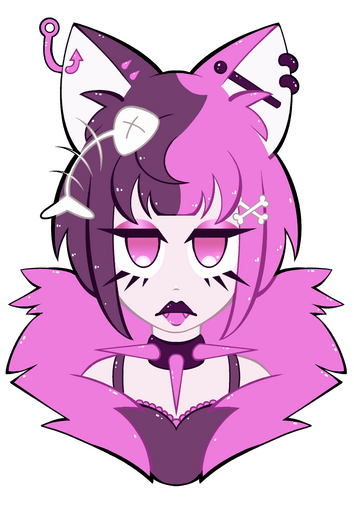 Heavy Lined Semi-Symmetrical Bust - 35$